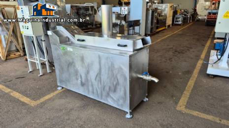Fritador fritadeira el�trica cont�nua em a�o inox  MCI 4 mil unidades / hora
