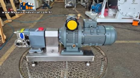 Bomba de l�bulos sanit�ria em a�o inox ZH SS304
